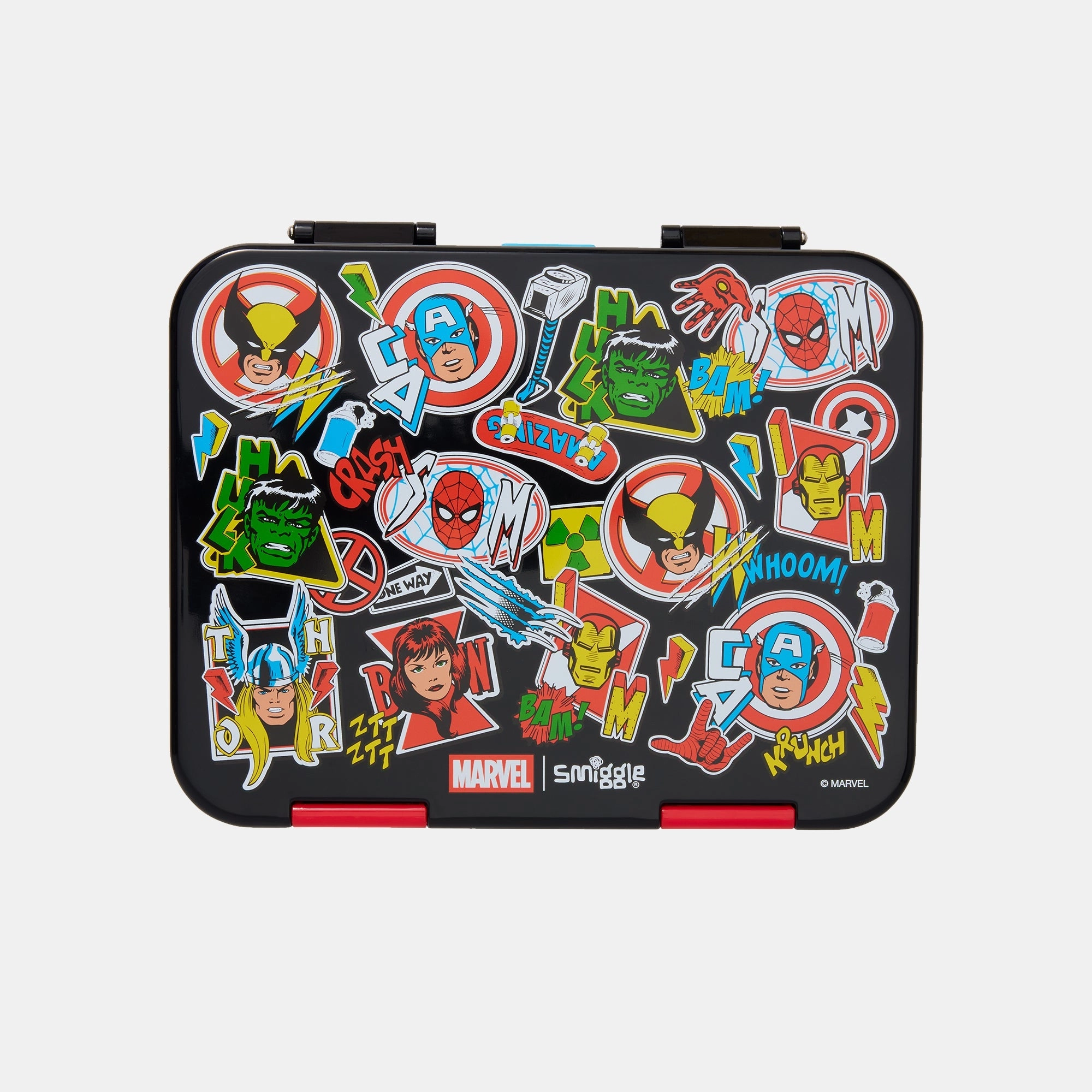 Smiggle Large Bento Lunchbox - Marvel