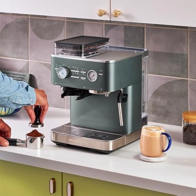 Semi Automatic - Conical Burr Grinder Steam Wand 5KES6551BSX