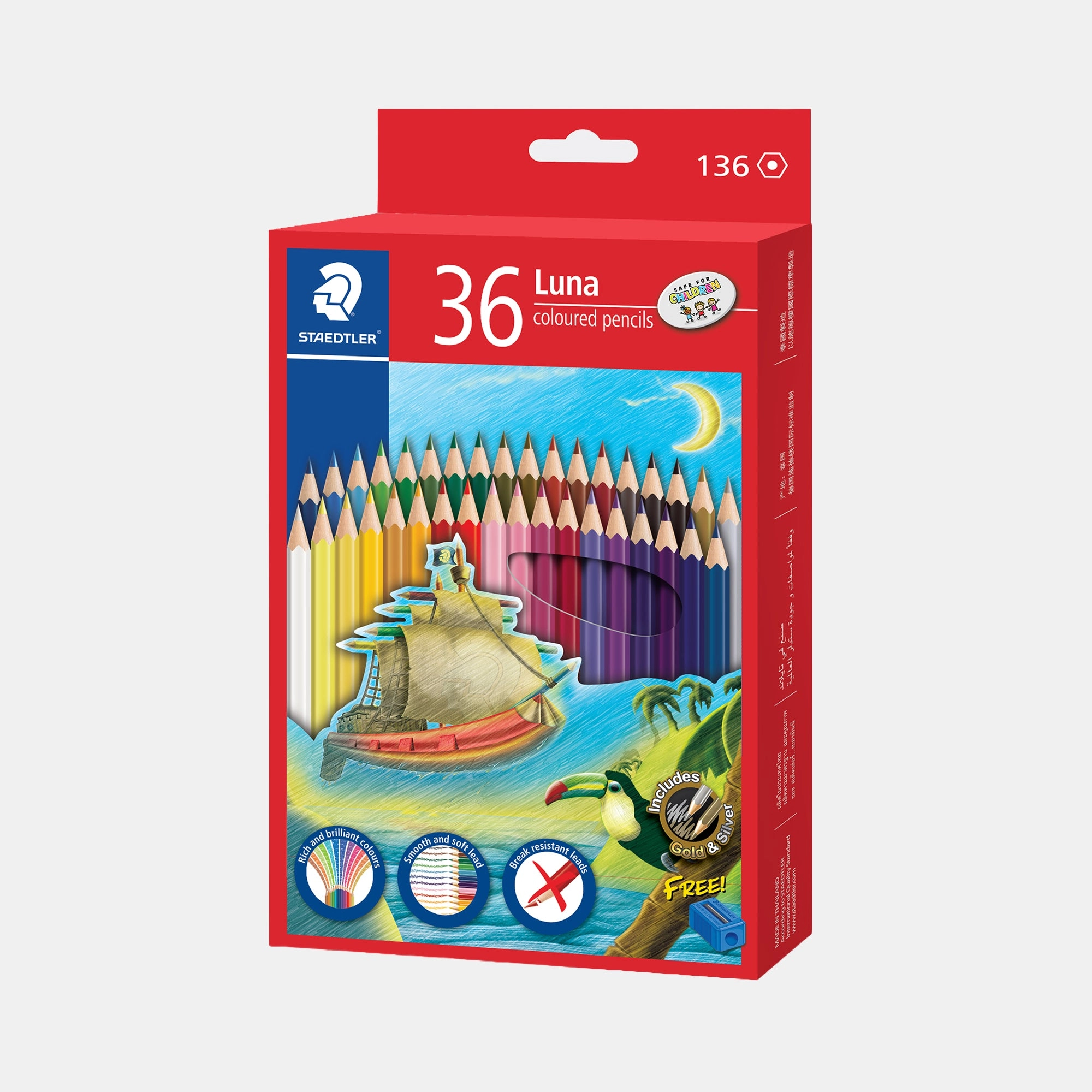 Luna Coloring Pencils - 36