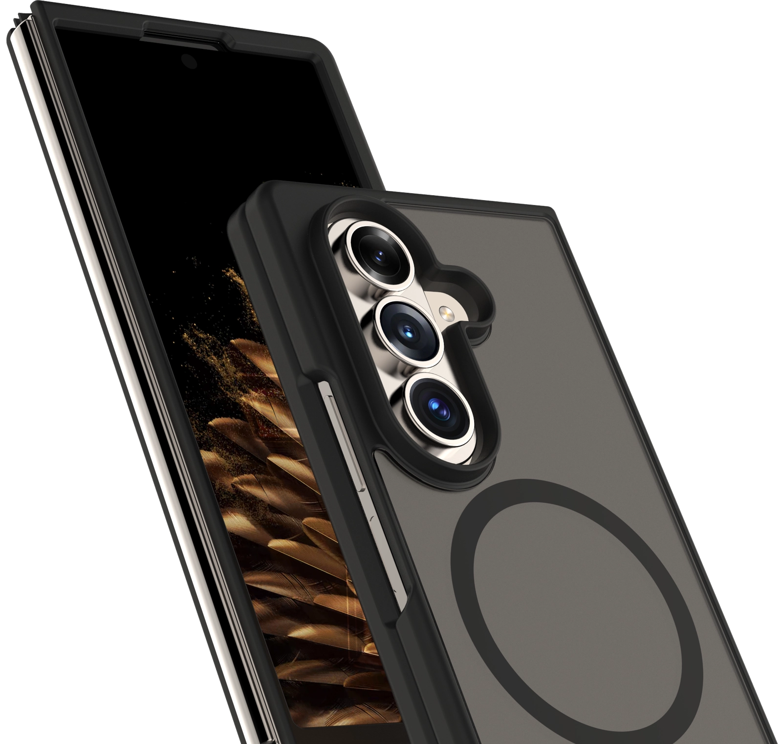 INFINYTY Gleam Hybrid Case with MagSafe for Samsung Galaxy Z Fold7