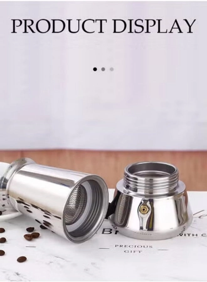 Mocha Pot - Electric Stainless Steel Portable