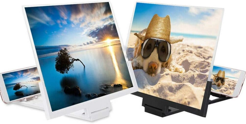 Foldable Phone Screen Magnifier - Adjustable 3D