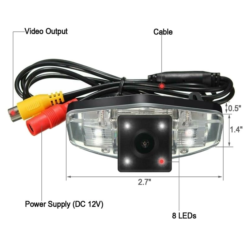 CCD Reverse rear view Camera - 728 x 512