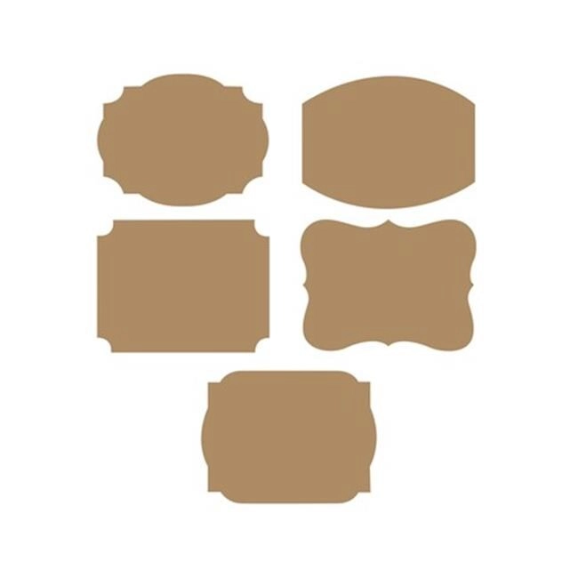 Party Zone Birthday Kraft - 2 Labels