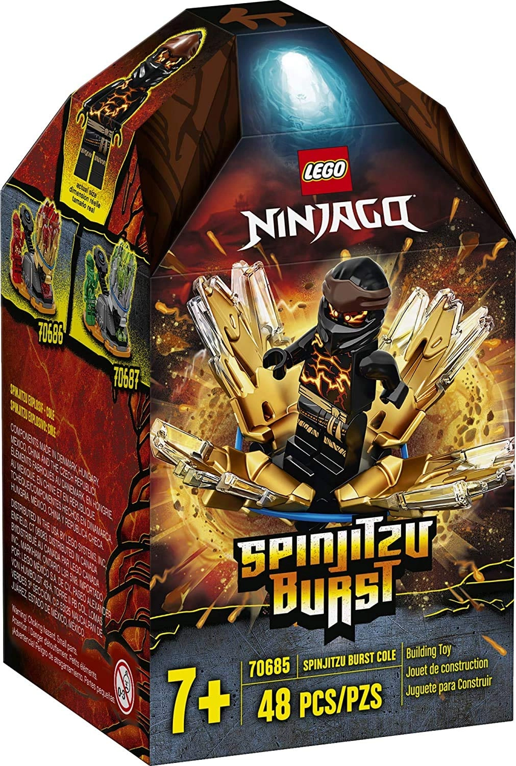 LEGO NINJAGO Spinjitzu Burst - Cole (70685) - Accessory Set