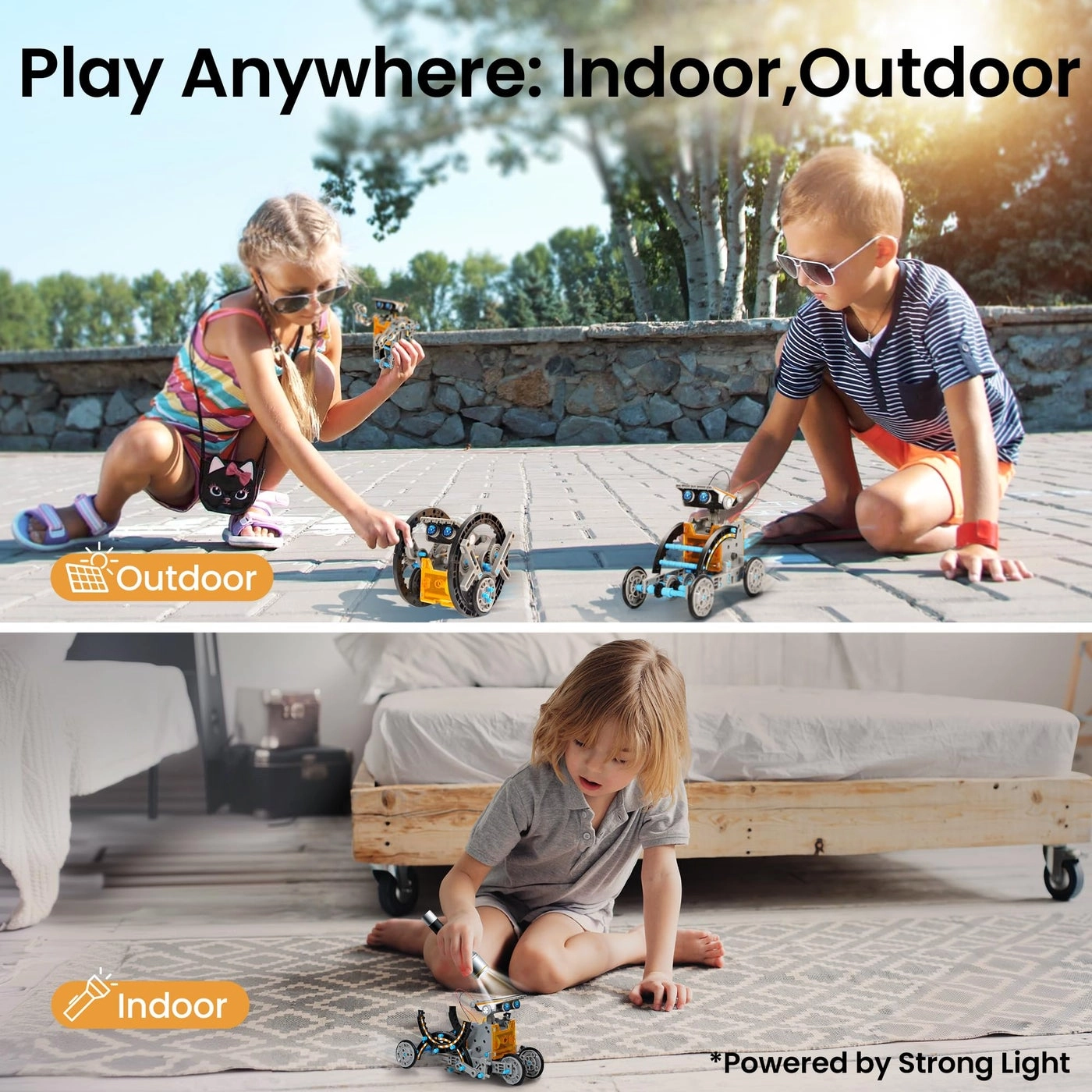 Solar Robot Building Kit Science - 8-13 years 190 pieces