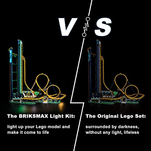 Led Lighting Kit for LEGO-10303 Loop Coaster - Compatible with Lego Creator Icons
