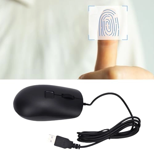 Fingerprint Reader Mouse - Wired