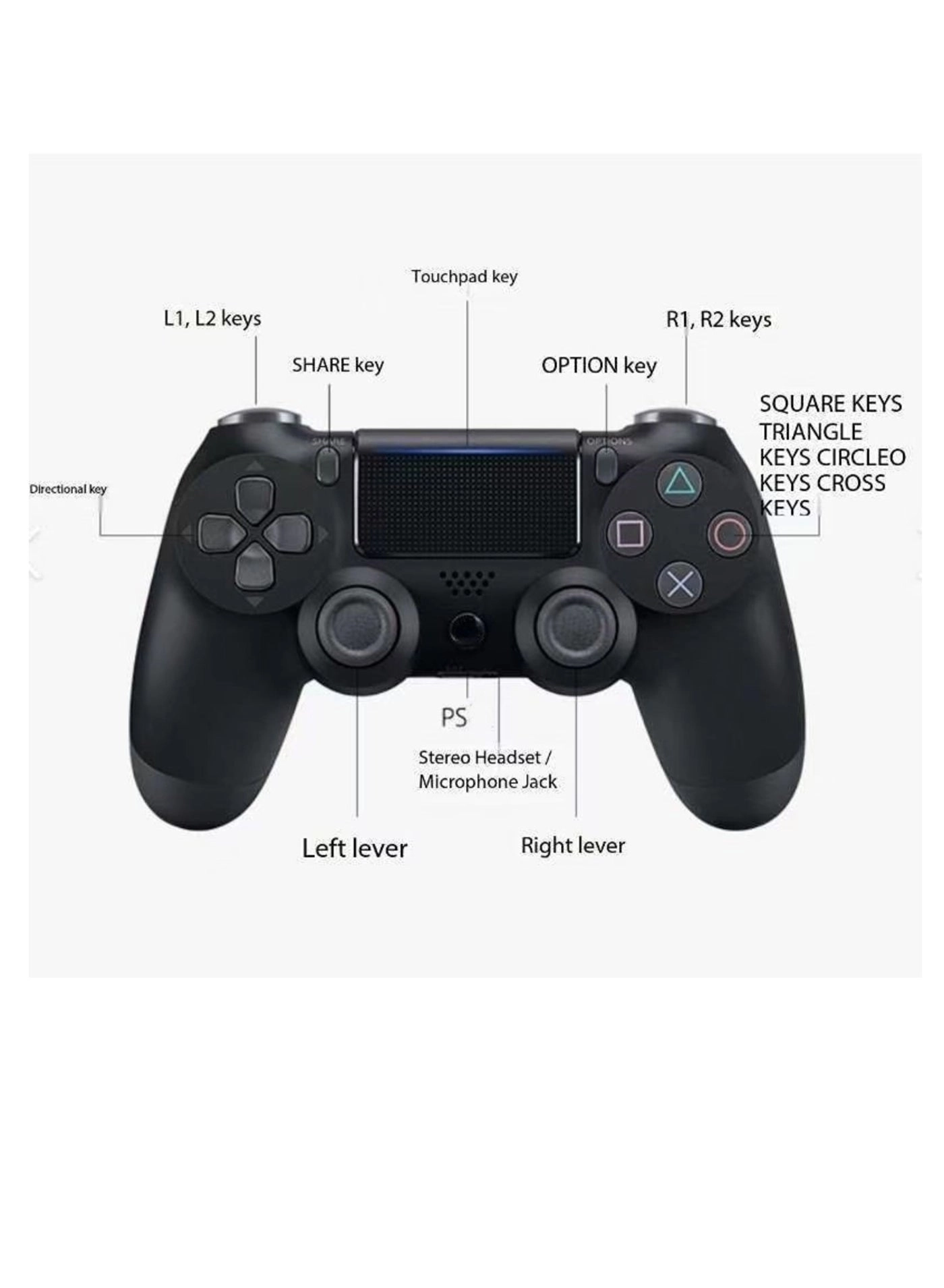 Wireless ControllerFor PlayStation 4