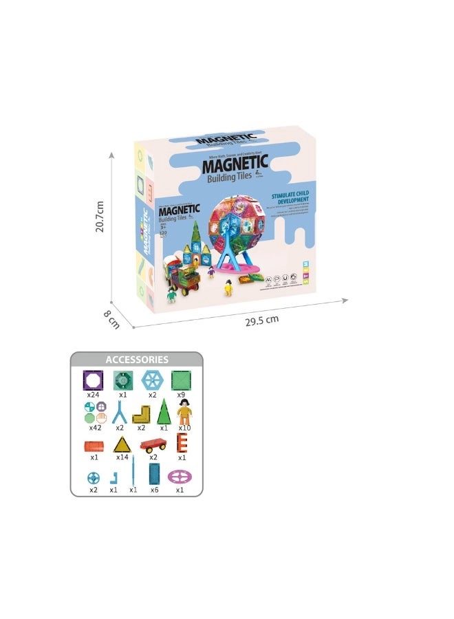 Magnetic Building Tiles Set