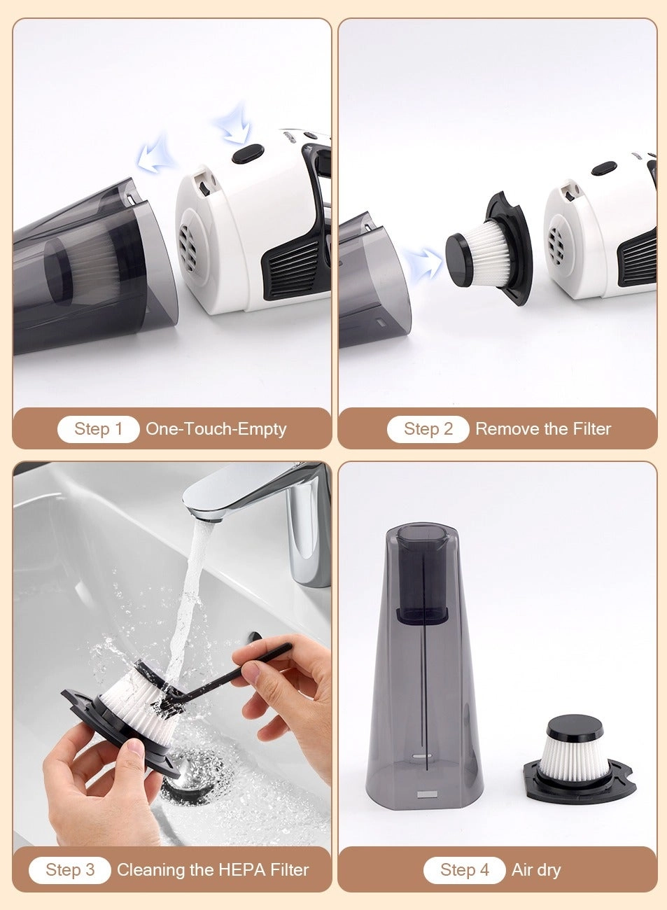 Corded Stick Vacuum Cleaner - 2-in-1 Handheld