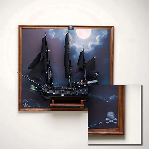 Wall Mount Display Stand - Compatible with 10365 Walnut wood