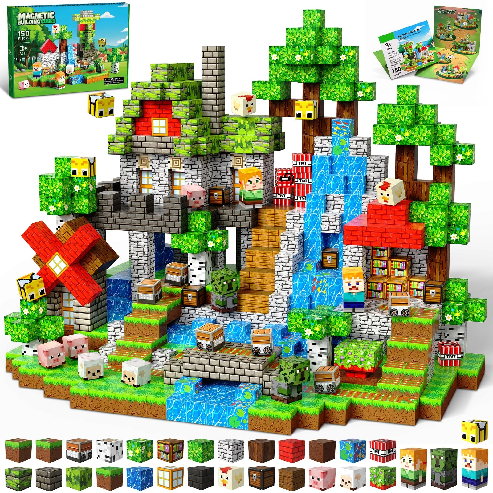 SSAWER Green Villager Forest - 150pcs