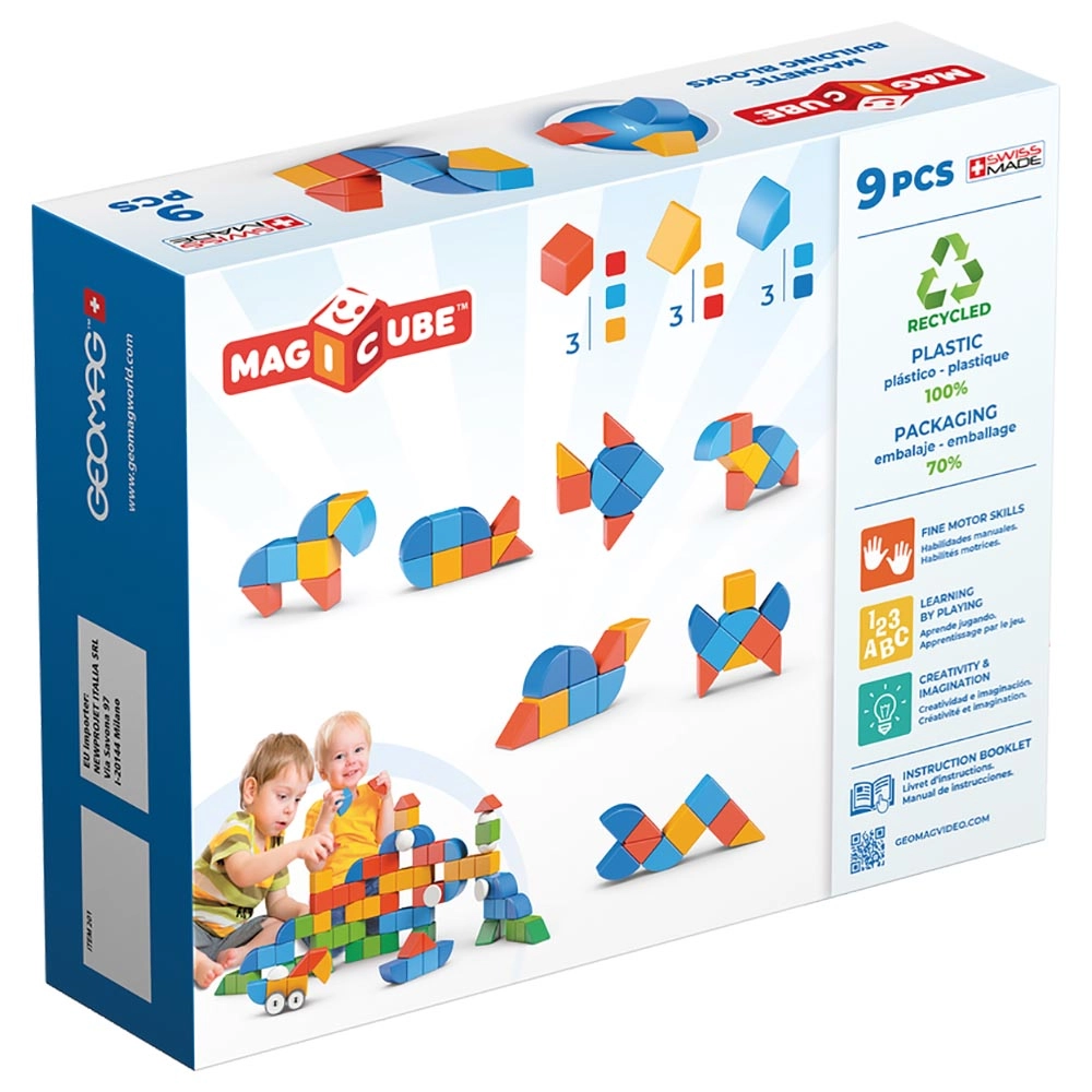 Magicube Jungle Animals - 12 months & above 9Pcs