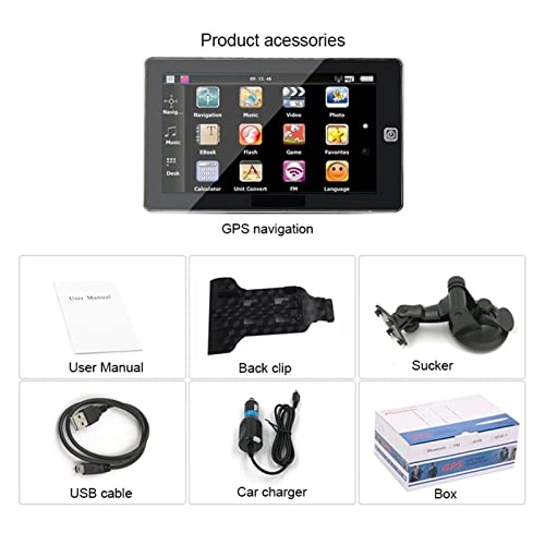 GPS Navigator for Car and Truck - 86514894651 7 inch 256MB+8GB
