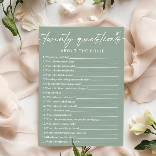 Twenty Questions About The Bride - Adult 25 piece(s)