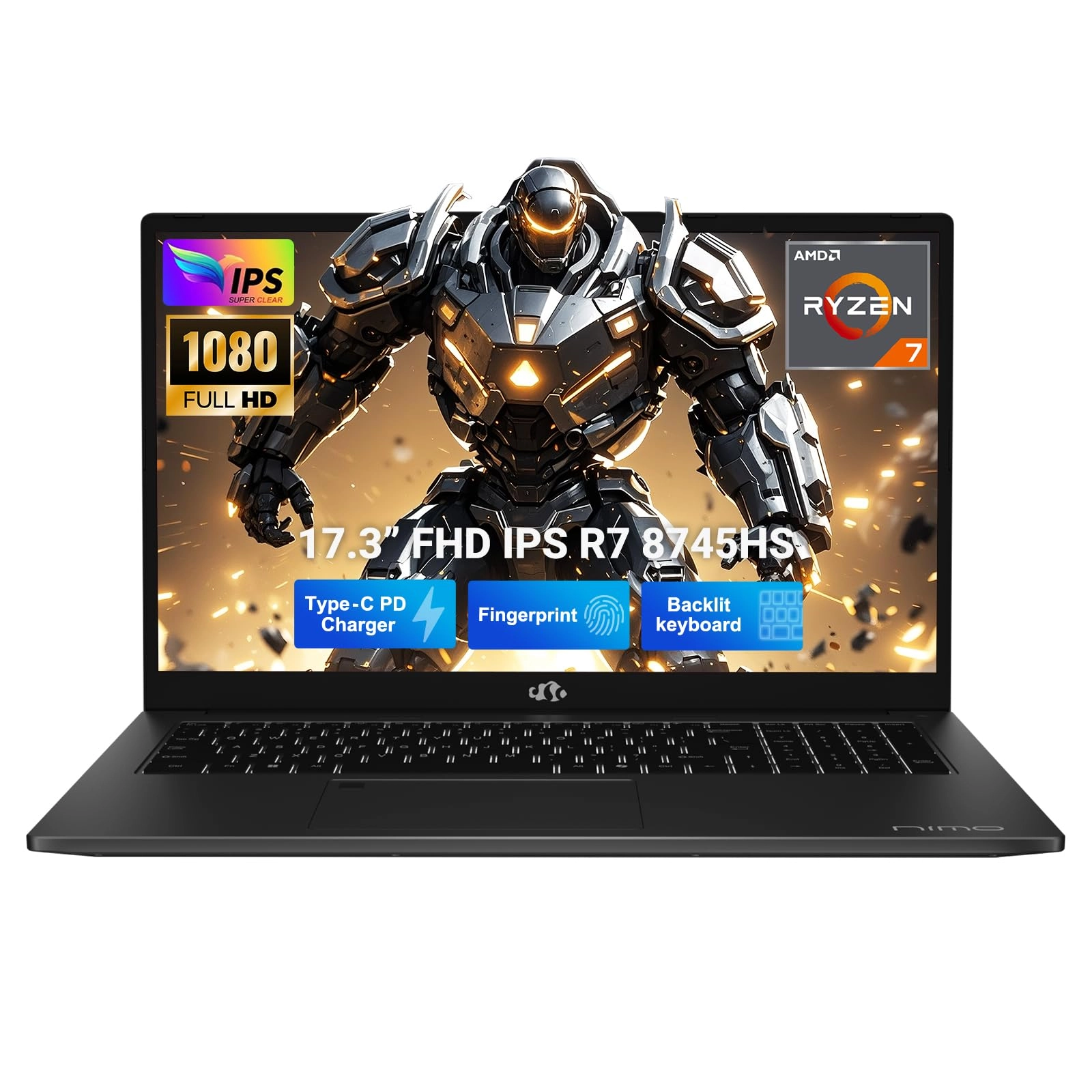 N177B N177 N177 - 17.3'' Ryzen 7-8745HS 16GB DDR5 1TB SSD