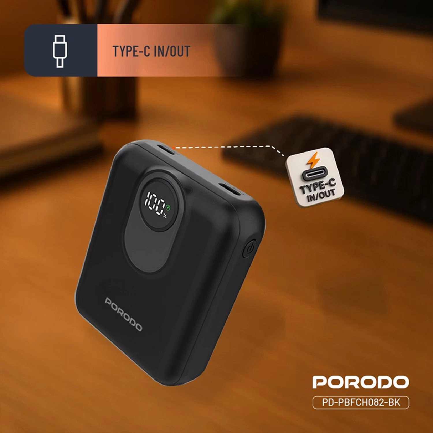 PD-PBFCH082-BK - 10000mAh