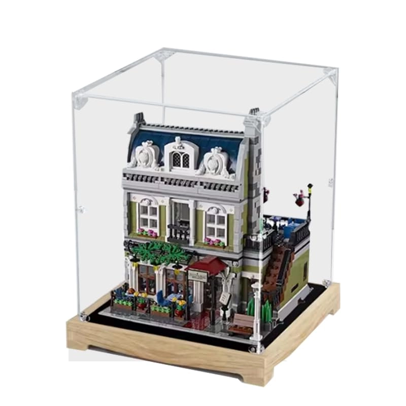 Lego Creator Expert 10243 Display Case - 11.02x11.02x13.38in. White Bottom
