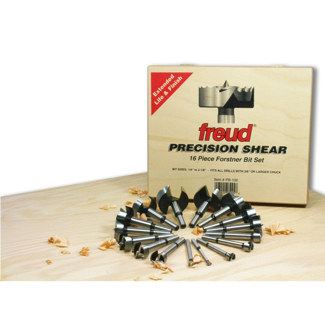 Freud PB-100 - 1/4"" to 2-1/8"" 1/4"" to 3/8"" 16 Pcs.