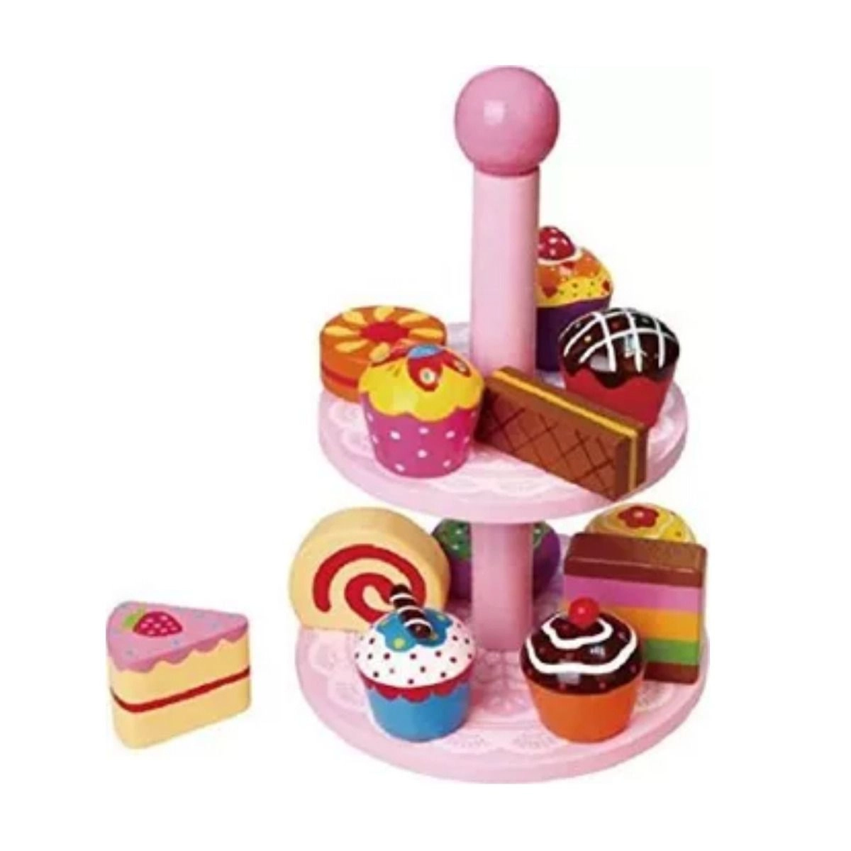 Cupcake with Stand - 3 +