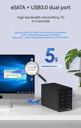 SY-ENC50118 - USB 3.0 SATA III 2.5" 3.5"