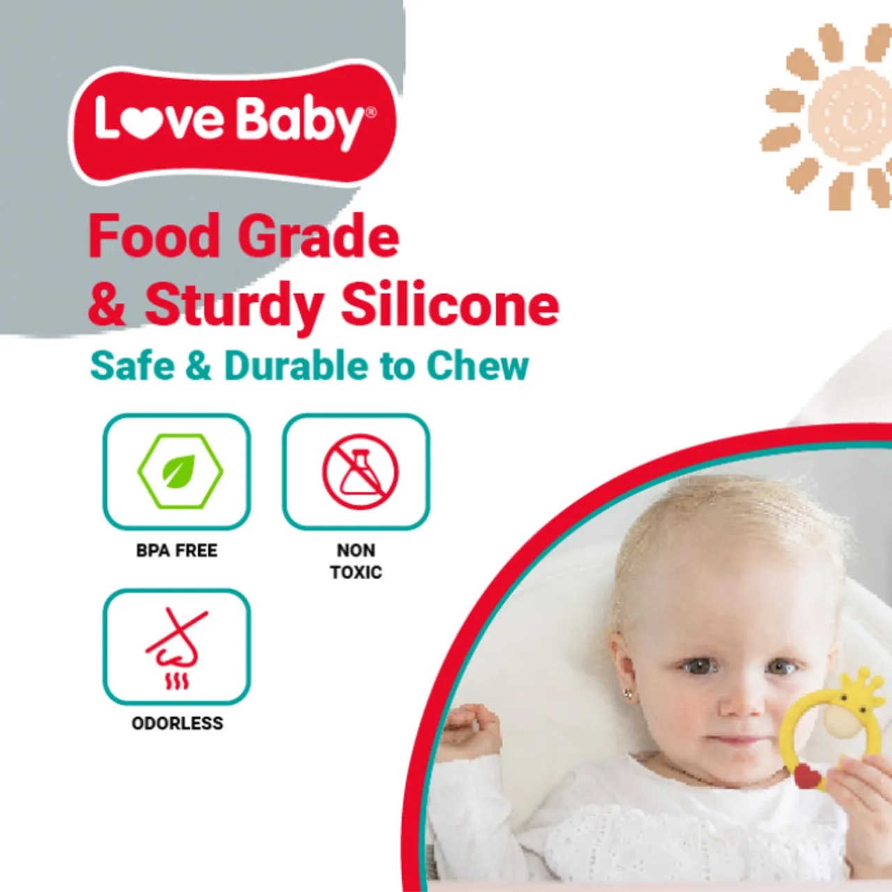 Teether Elephant - Silicone