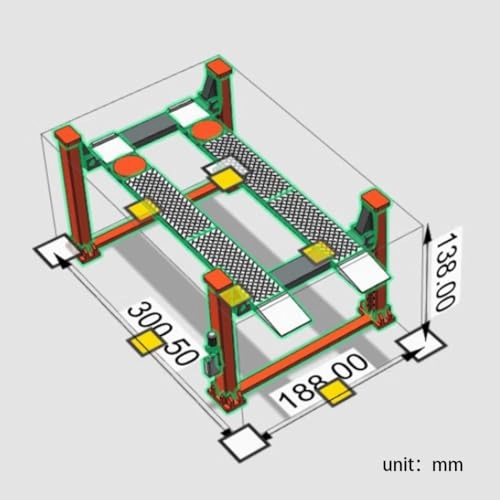 Four Column Lift - 1:18