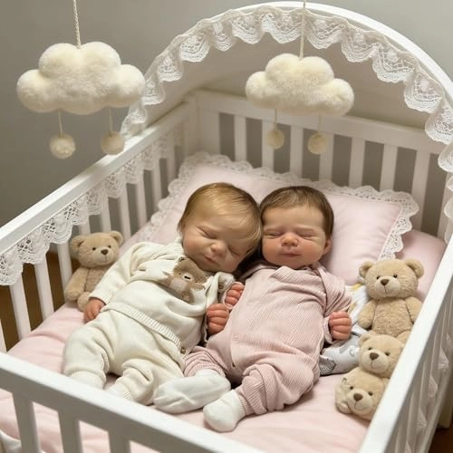 Pascale Reborn Baby Doll - 18 inch Vinyl Ages 3+ Bundle