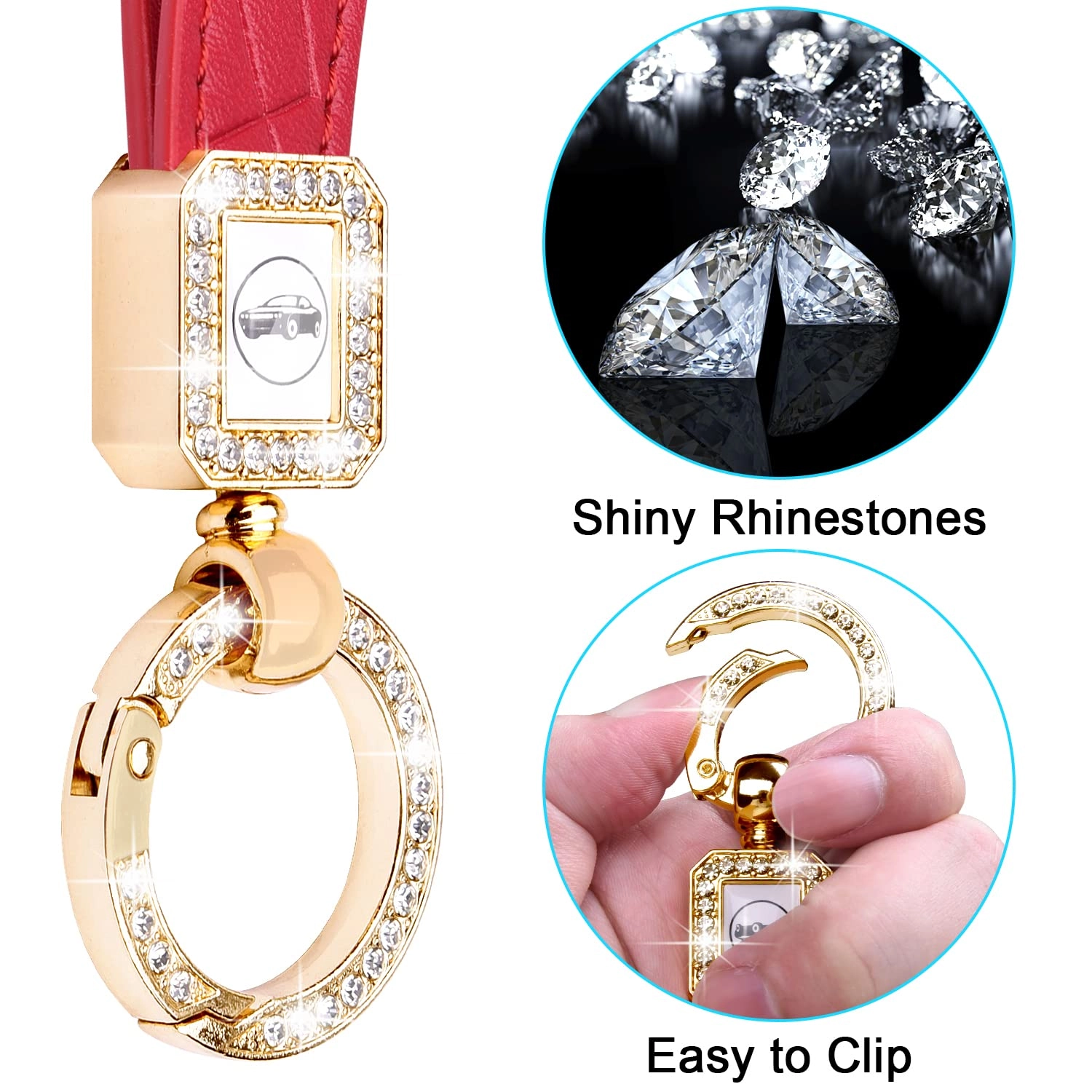 Bling Car Keychain - Car