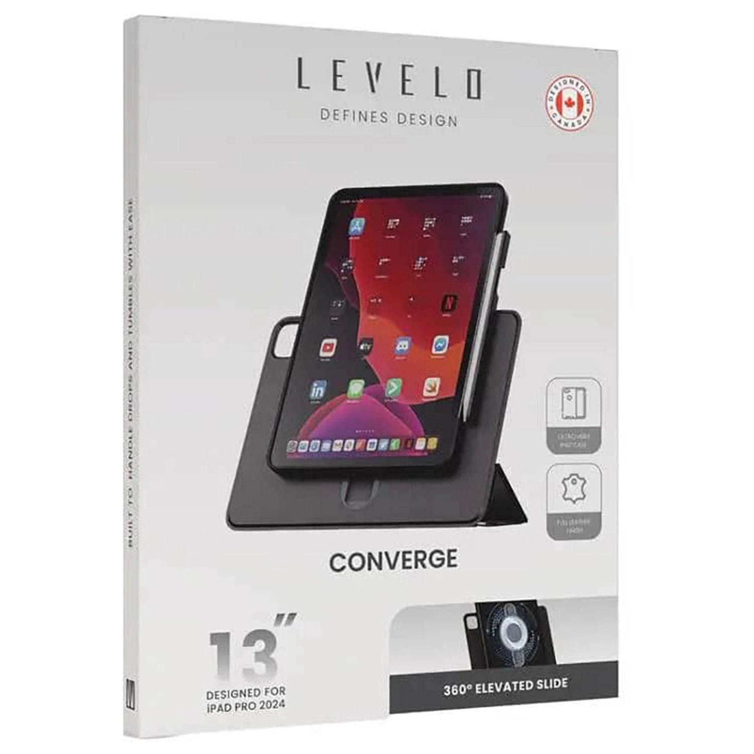 Detachable Folio Case with Pen Slot for iPad Pro 13-inch (2024)