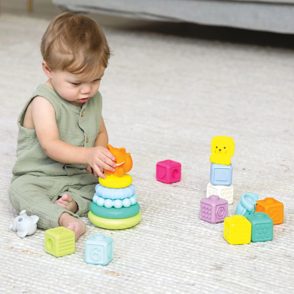 Stackables Balls, Blocks And Buddies Activity Playset - Suitable for 3 months and above