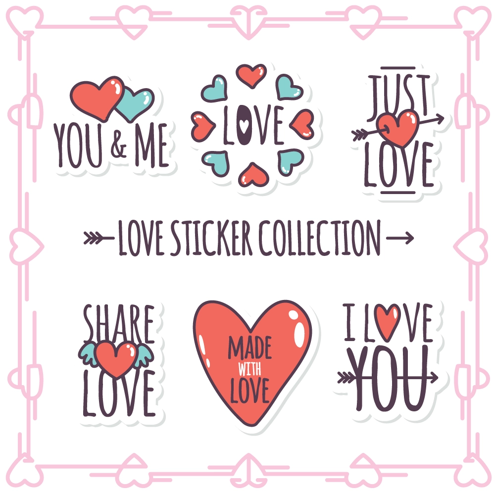Twinkle Hands Love Collection Sticker Book 6 pcs