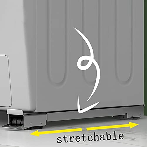 Washing Machine Stand - Adjustable 24 Wheels Non-Slip