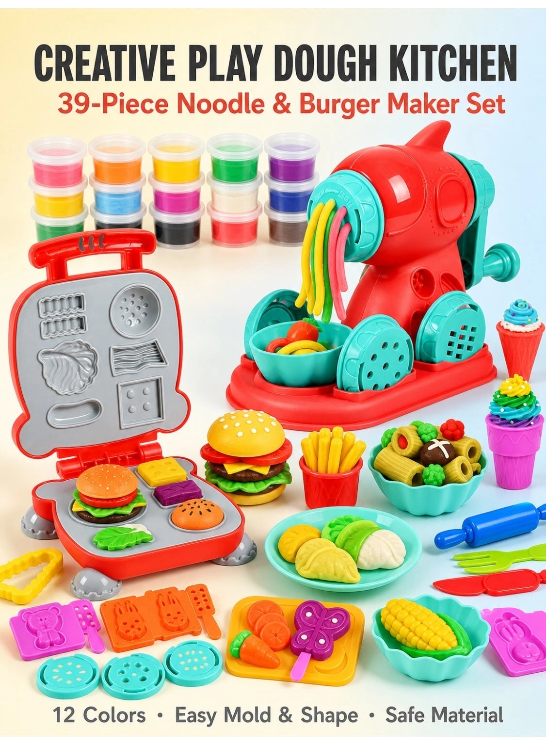 Generic Modeling Clay Set - 39 pcs