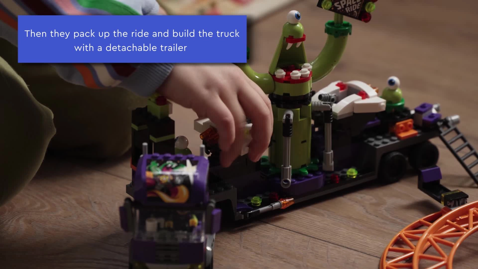 City Space Ride Amusement Truck (60313) - 3 minifigures Multi-colored