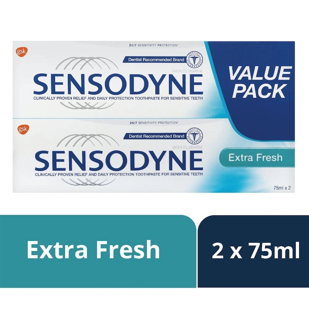 Sensodyne Extra Fresh Toothpaste 2 x 75ml