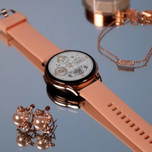 JULIET - 1.32" AMOLED rose gold aluminum alloy frame