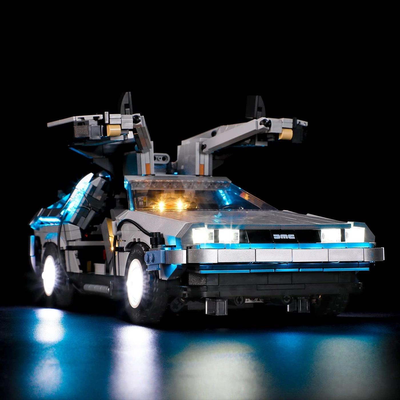 LED Lighting Kit for LEGO Back to The Future Time Machine 10300