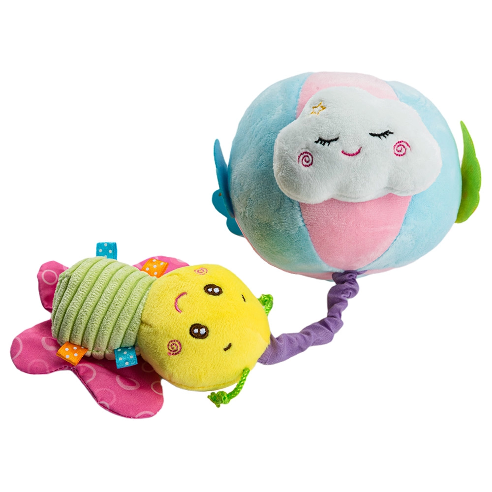 Baby Stroller Plush Hanging Mobile Rattle Toy - Suitable for 3 months and above