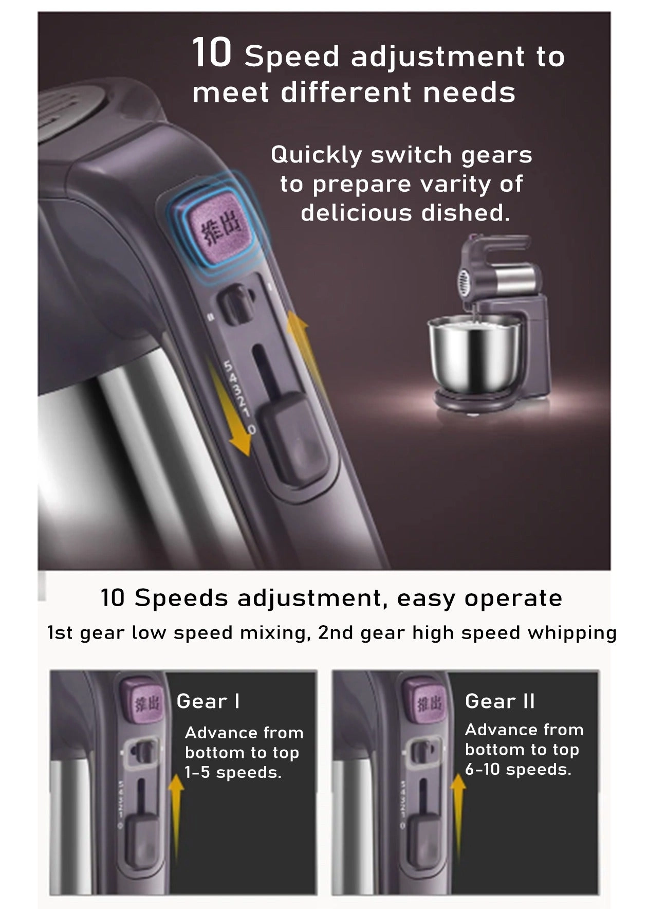 Stand Mixer - 3 L 300 W