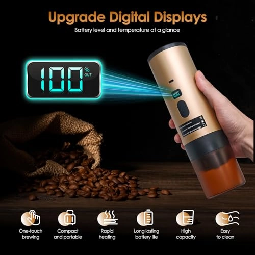 Portable Coffee Maker - 90 Milliliters NS/DG/Ground Coffee
