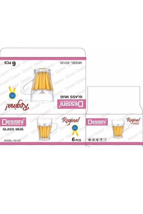 Tea Cups Set - 6 pcs