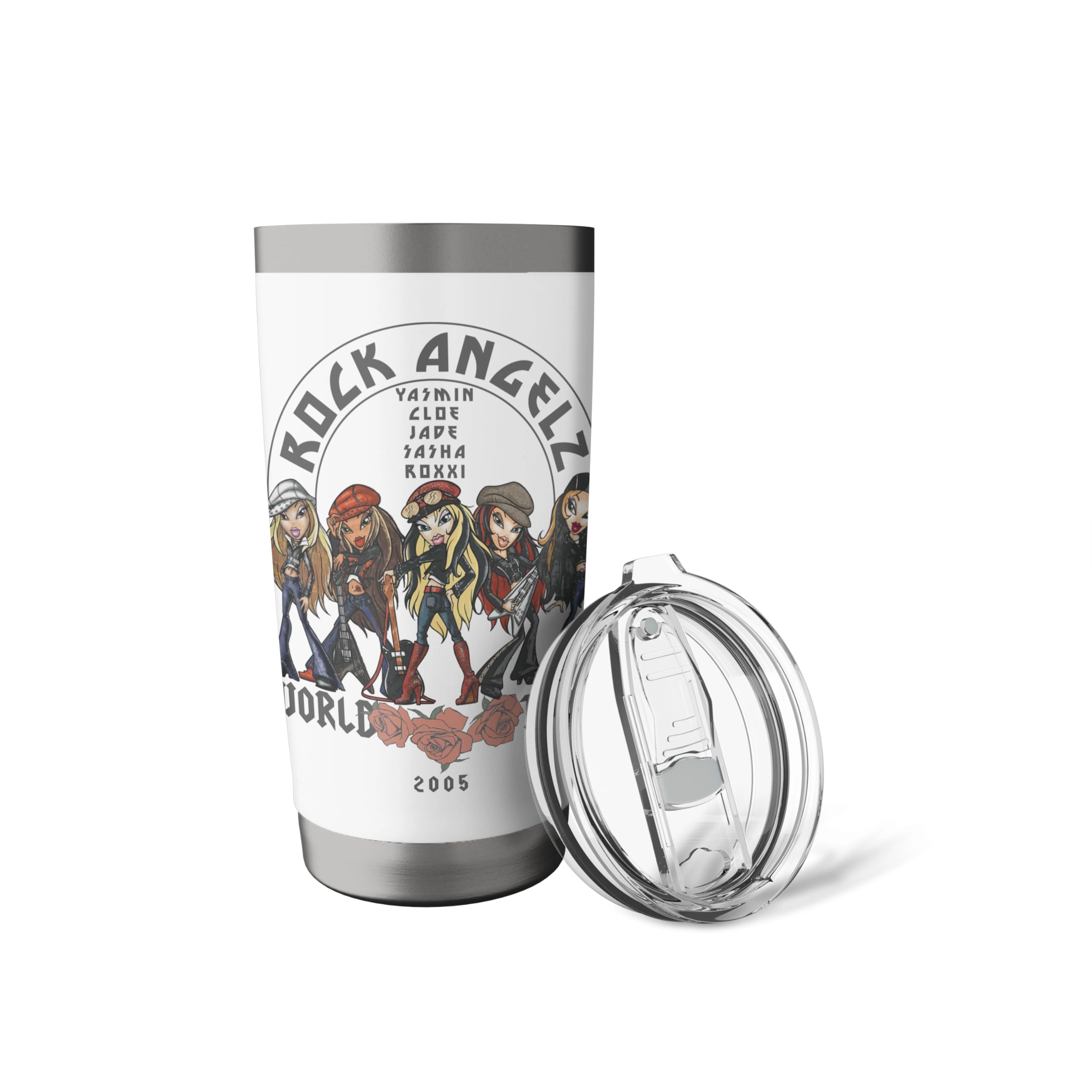 Stainless Steel Rock Angelz World Tour 2005 Poster Insulated Tumbler - 591ml