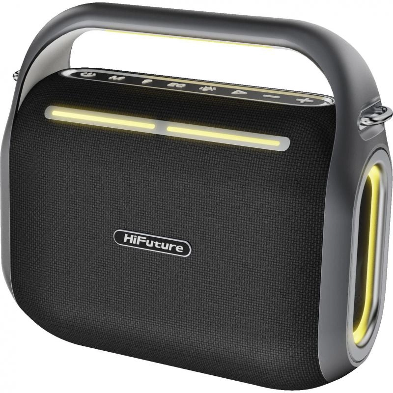 HI FUTURE MusicBox200 - Karaoke Speaker Black Bluetooth