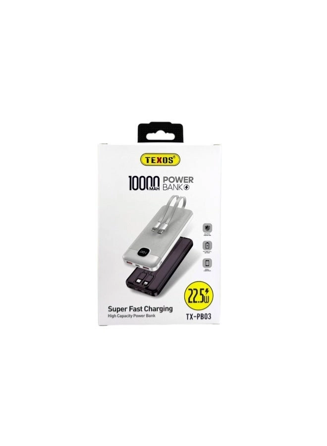 TEXOS TX-PB03 - 10000mAh 22.5W
