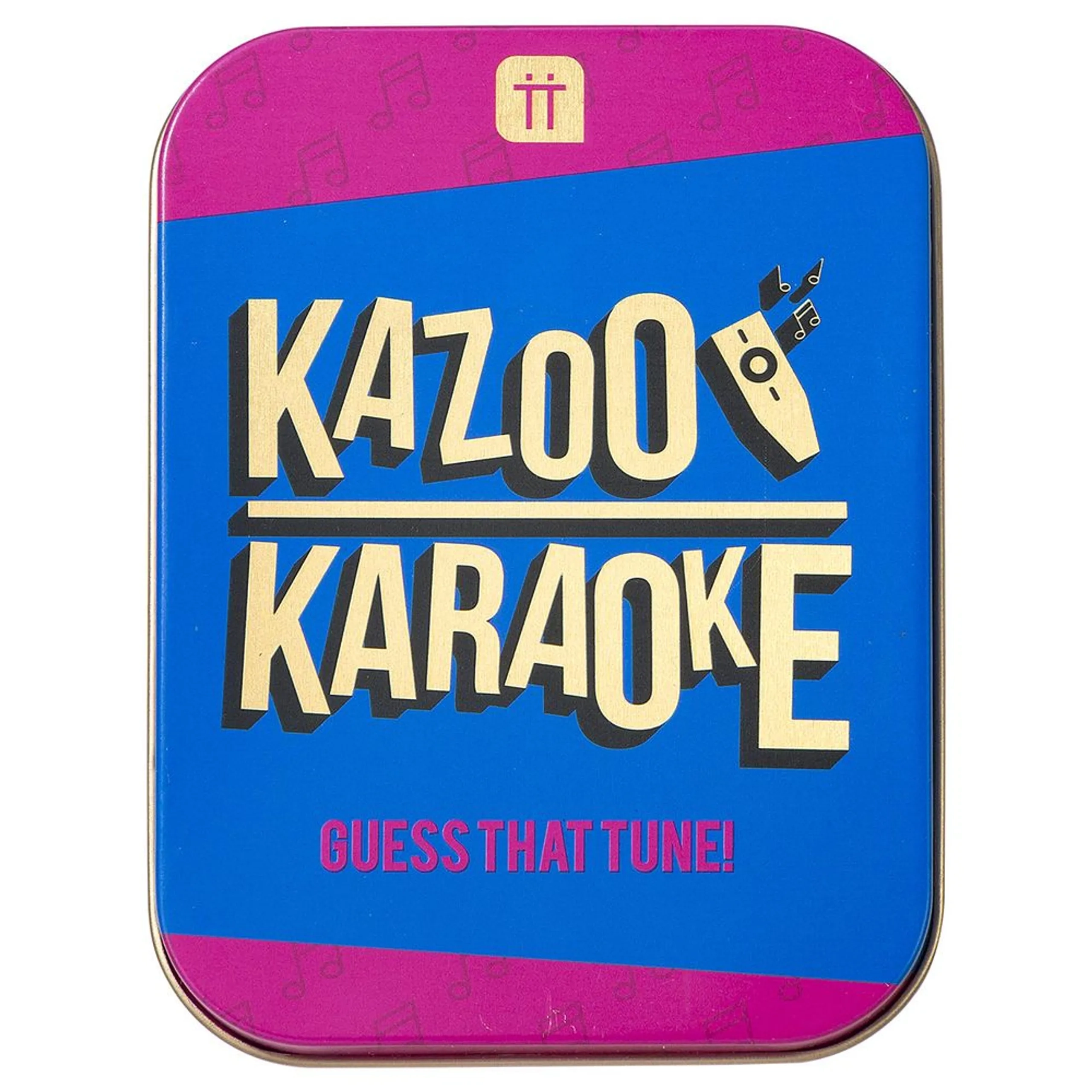 TALKING TABLES Kazoo Karaoke Tin Game - Suitable for 8 to 13+ years