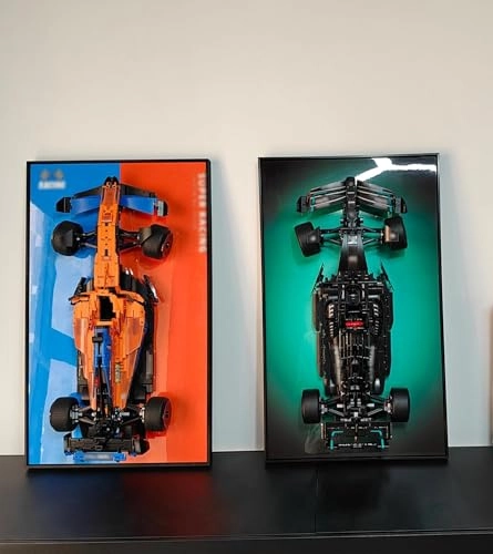 Wall Display Board for LEGO Technic Mercedes AMG F1 W14 E 42171 - aluminium alloy frame