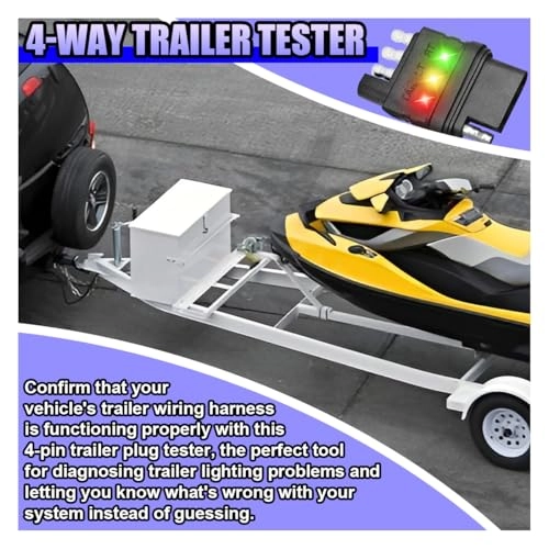4-Way Flat Trailer Wiring Tester