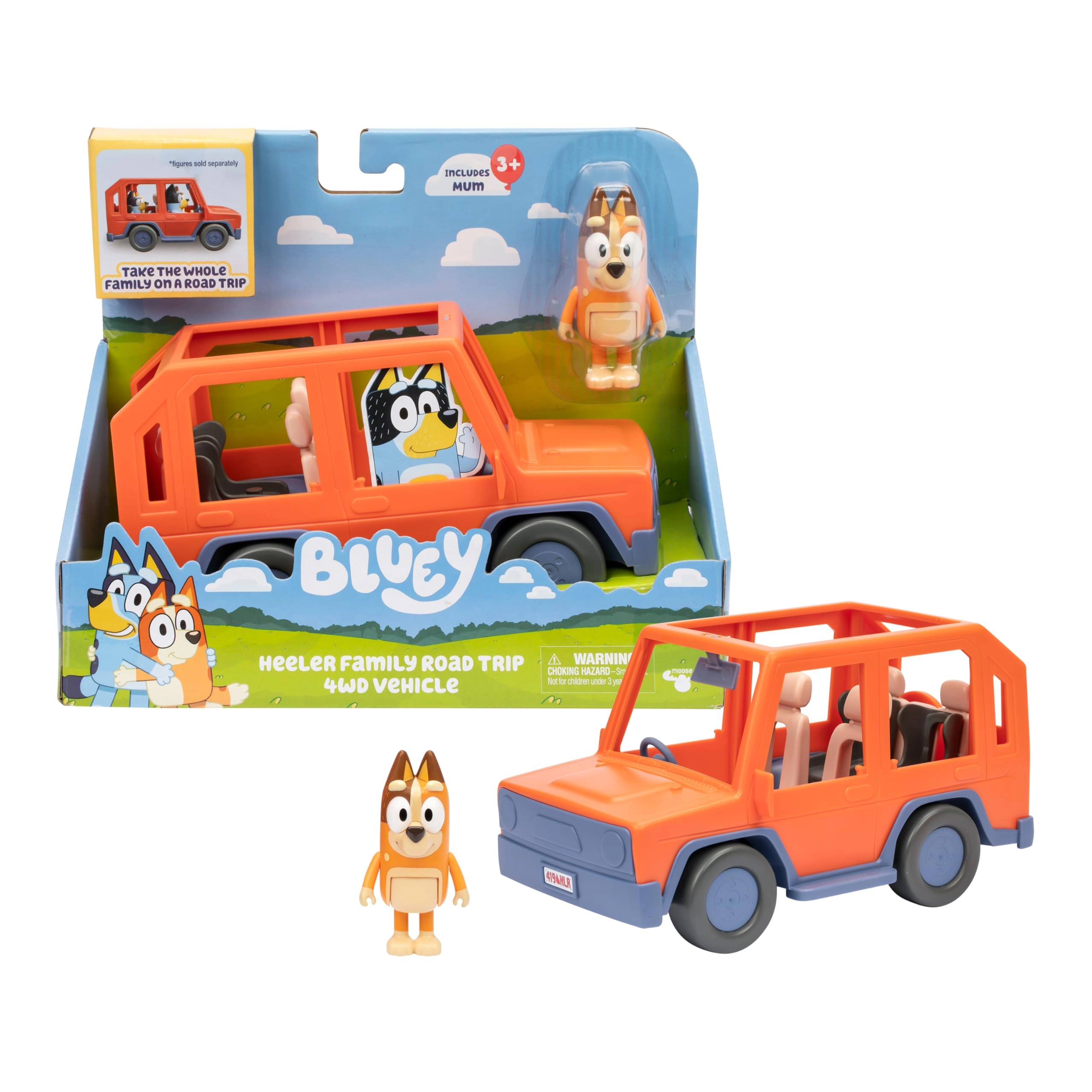 MOOSE TOYS LLC Heeler Family Road Trip 4WD - 1 pcs